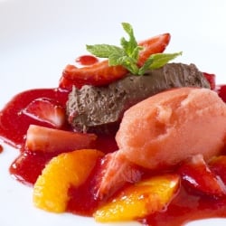 Orange & Strawberry Sorbet