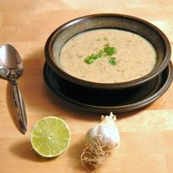 White Bean Cilantro Lime Soup