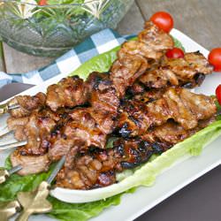 Barbecue Pork Skewers