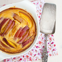 Nectarine Clafoutis