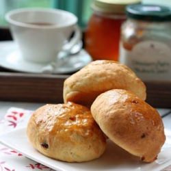 Cranberry Brioche Buns