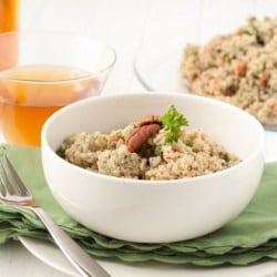 Sweet and Savory Quinoa and Papaya