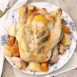 Roast Chicken with Sage