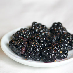 Spiced Up Blackberries