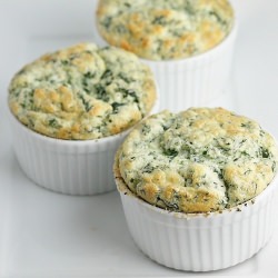 Spinach & Parmesan Souffles