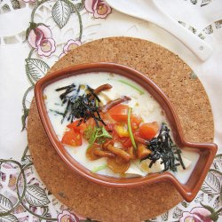 Savory Soy Milk Steamed Tofu