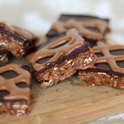 PB & Chocolate Krispy Treats