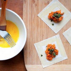 Ravioli with Oregano-Hazelnut Pesto