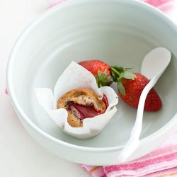 Mini Strawberry Buckwheat Cakes