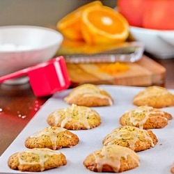 Orange Poppyseed Cookies