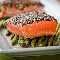 Black & White Sesame Salmon