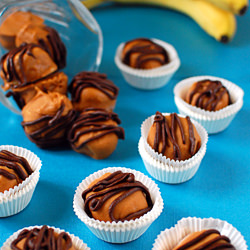 Frozen Peanut Butter Banana Bites