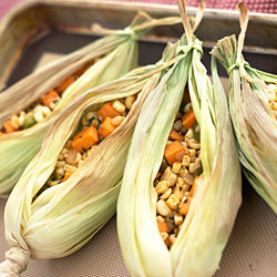 Veggie Corn Boats