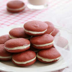 Red Velvet Whoopie Pies