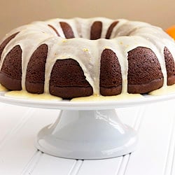 Orange-Glazed Chocolate Bundt Cake