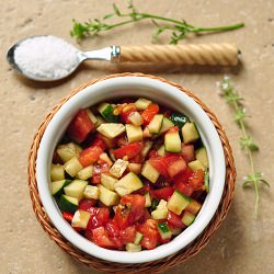 Tomato & Cucumber Salad