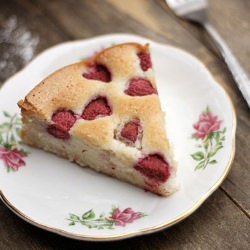 Late Summer Raspberry Cake