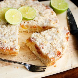 Cherry Limeade Streusel Cake