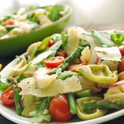 Warm Tortellini & Tomato Salad