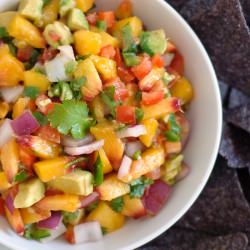 Avocado Peach Salsa
