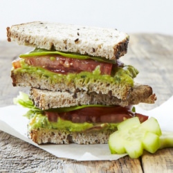 Avocado Lettuce Tomato Sandwich