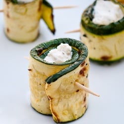 Cheese Stuffed Zucchini Rolls