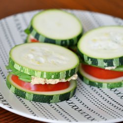 Raw Zucchini Sandwiches