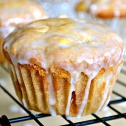 Peach and White Chocolate Muffins