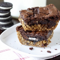 Cookie Dough Brownie Bars