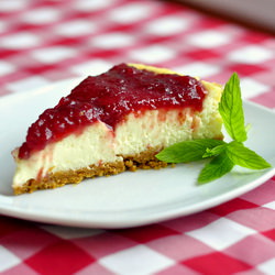 Cherry Apple Sour Cream Flan