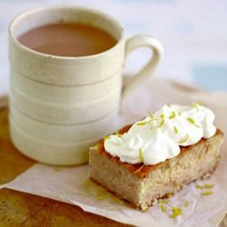 Almond Cake w/ Lemon Meringue