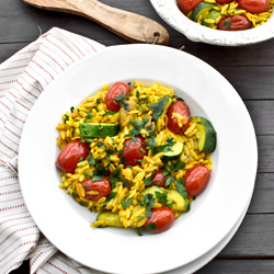 Orzo with Vegetables