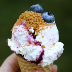 Blueberry Cheesecake Ice Cream