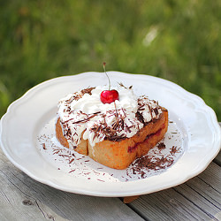Black Forest Cherry French Toast