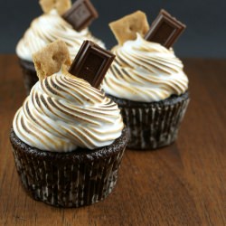 Chocolate S’mores Cupcakes