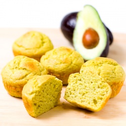 Avocado Corn Muffins