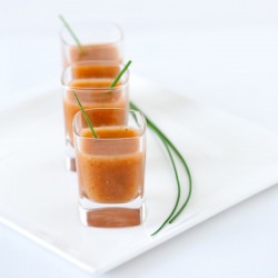 Chilled Tomato Soup: Gazpacho