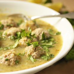 Tomatillo Albondigas Soup