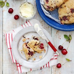 Sour Cherry & Chocolate Chip Scones