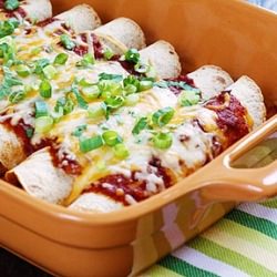 Skinny Chicken Enchiladas