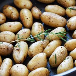 Teeny Tiny Potatoes w/ Rosemary