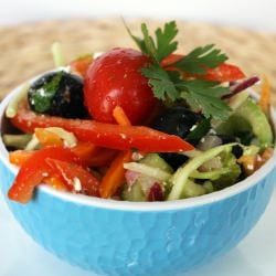 Mixed Veggie Salad w/ Feta
