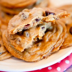 Snickers Bar Choc Chip Cookies