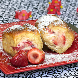 Strawberry Stuffed French Toast
