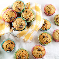 PB Chocolate Chip Muffins
