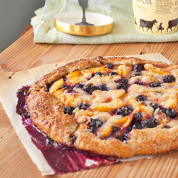 Peach Blueberry Crostata