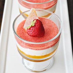 Peach Mousse Verrines