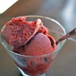 Cherry Lime Sorbet