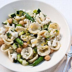 Lemony Zucchini Pasta Salad