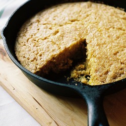 Skillet Cornbread with Honey Butter